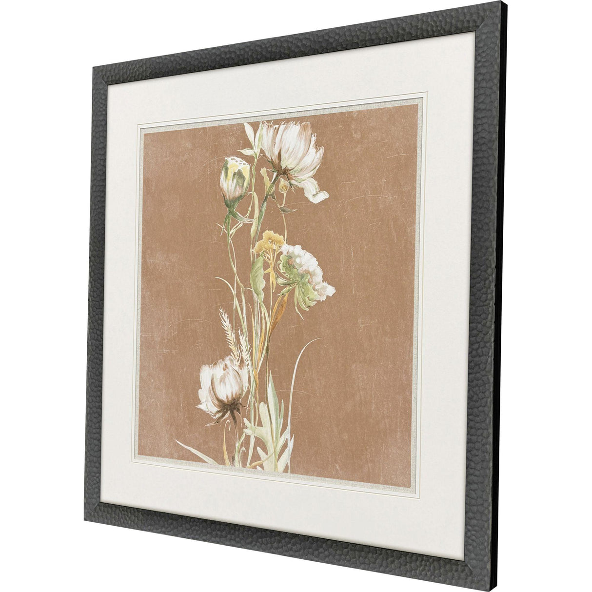 Paragon Wildflowers I White 35 X 35 X 2 Wall Art