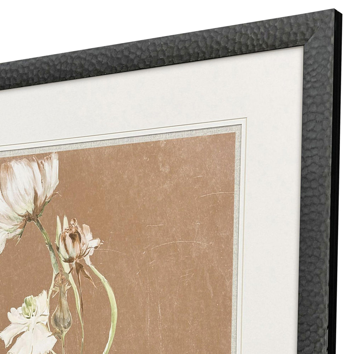 Paragon Wildflowers II White 35 X 35 X 2 Wall Art