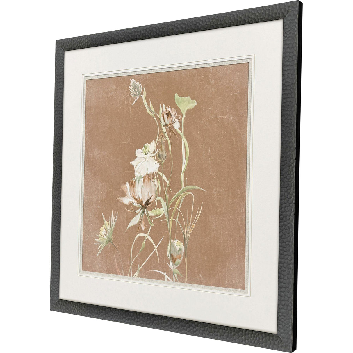 Paragon Wildflowers III White 35 X 35 X 2 Wall Art