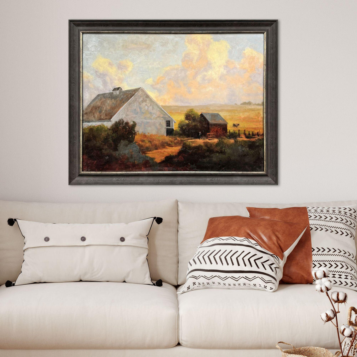 Paragon Resting Place Orange 35 X 45 X 2 Wall Art