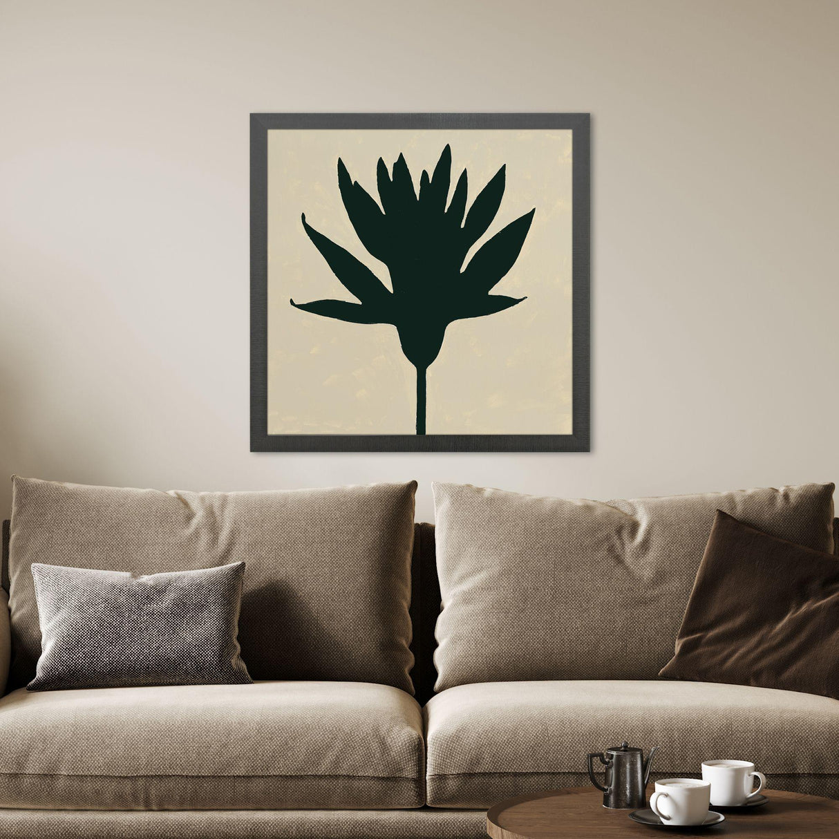 Paragon Floral Silhouettes II Black 31 X 31 X 2 Wall Art
