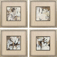 Paragon Taking Shape S/4 White 13 X 13 X 2 Wall Art