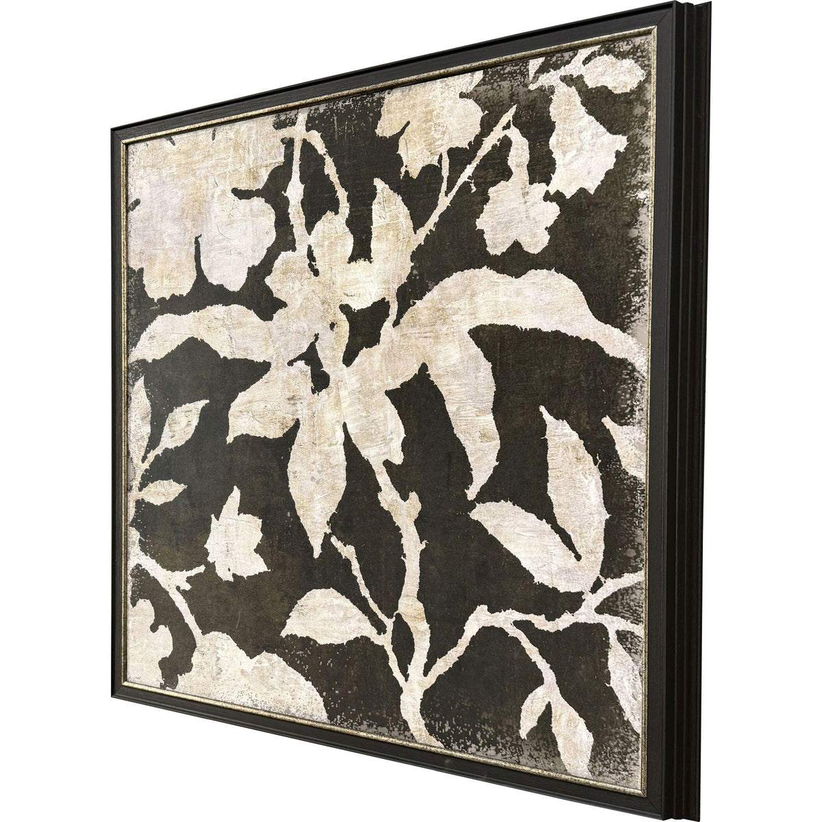 Paragon Vintage Textile 1 Black 26 X 26 X 3 Wall Art