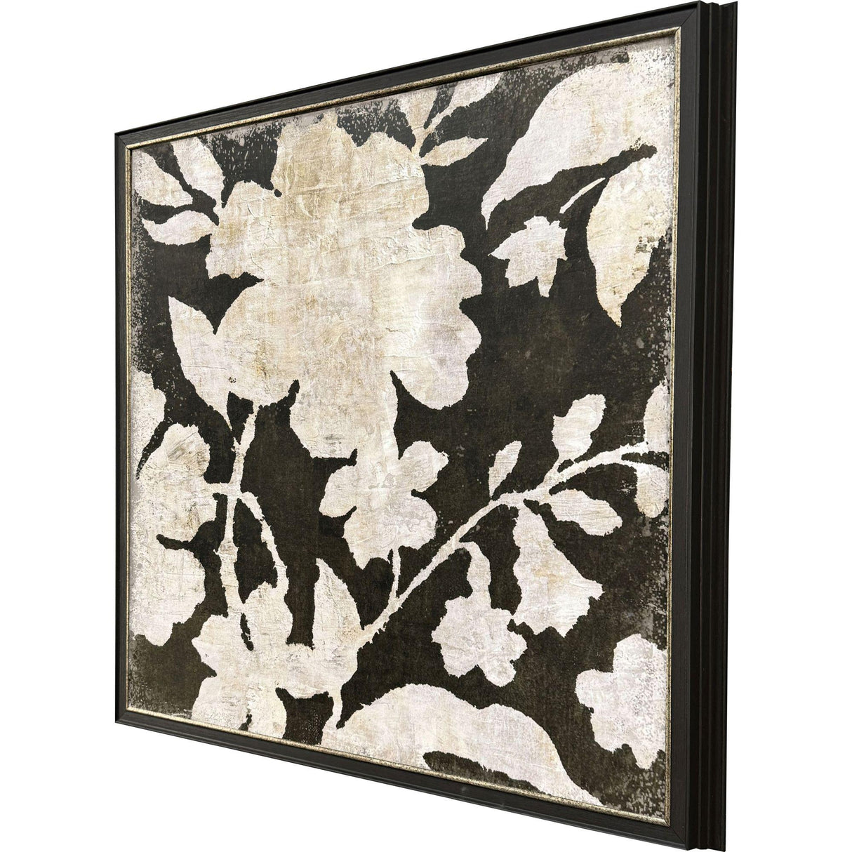 Paragon Vintage Textile 2 Black 26 X 26 X 3 Wall Art