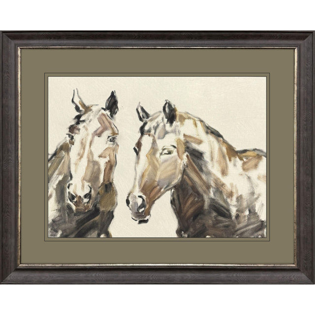 Paragon Equine Sketch Together Brown 37 X 45 X 2 Wall Art