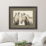 Paragon Equine Sketch Together Brown 37 X 45 X 2 Wall Art