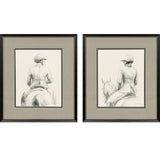 Paragon English Rider S/2 Gray 30 X 26 X 1 Wall Art