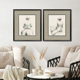 Paragon English Rider S/2 Gray 30 X 26 X 1 Wall Art
