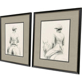 Paragon English Rider S/2 Gray 30 X 26 X 1 Wall Art