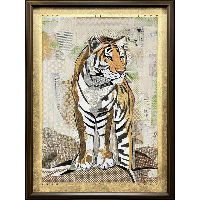 Paragon Tiger Strength Brown 43 X 31 X 3 Wall Art