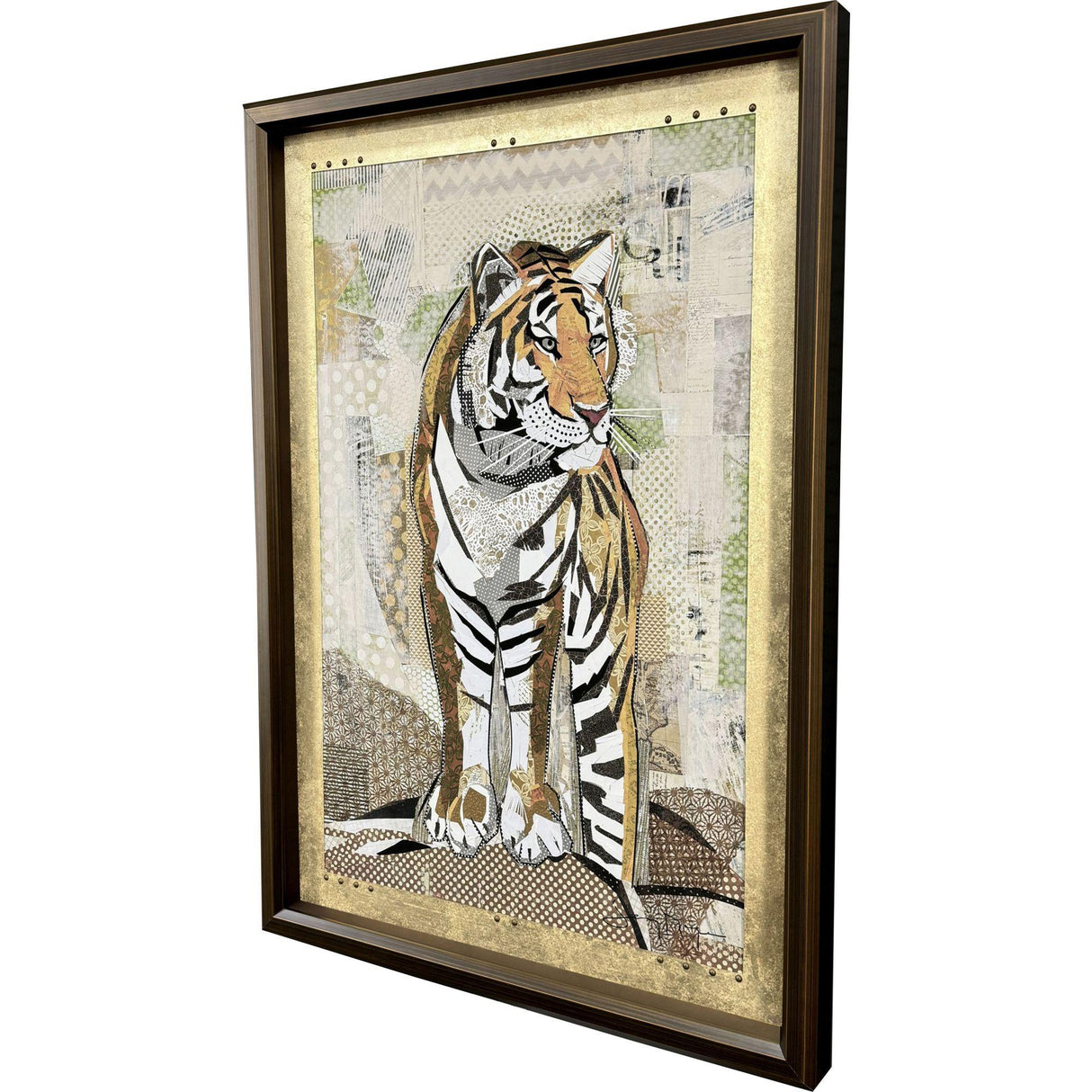 Paragon Tiger Strength Brown 43 X 31 X 3 Wall Art