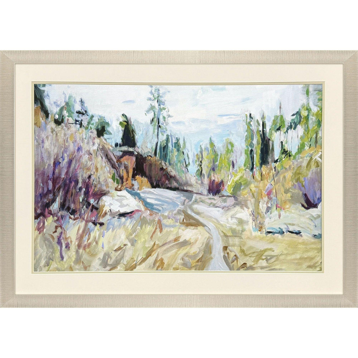 Paragon Beyond the Path Blue 33 X 45 X 2 Wall Art