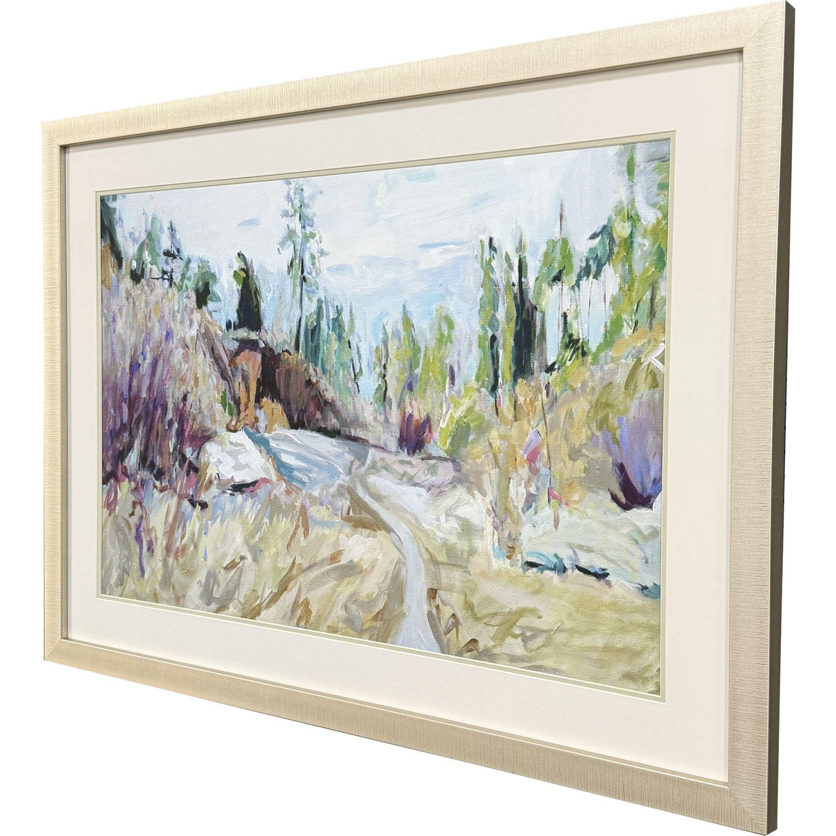 Paragon Beyond the Path Blue 33 X 45 X 2 Wall Art