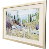 Paragon Beyond the Path Blue 33 X 45 X 2 Wall Art