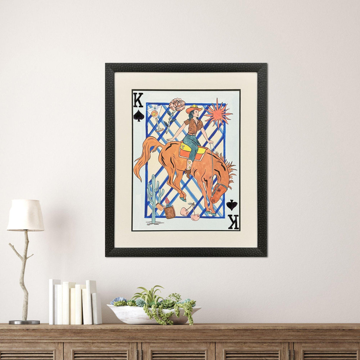 Paragon Range Rider III Brown 33 X 27 X 2 Wall Art