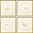 Paragon Like Clouds S/4 Orange 21 X 21 X 2 Wall Art