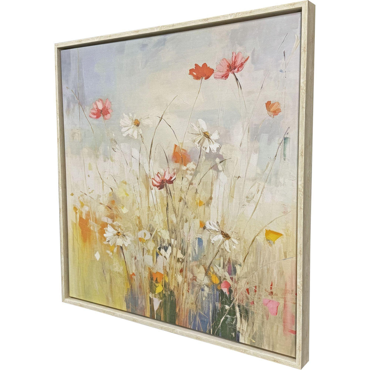 Paragon Blooms in the Meadow I Blue 38 X 38 X 3 Wall Art