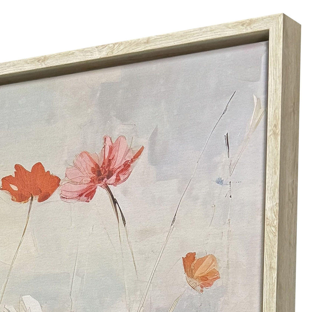 Paragon Blooms in the Meadow I Blue 38 X 38 X 3 Wall Art