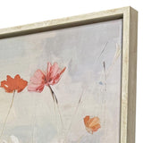 Paragon Blooms in the Meadow I Blue 38 X 38 X 3 Wall Art