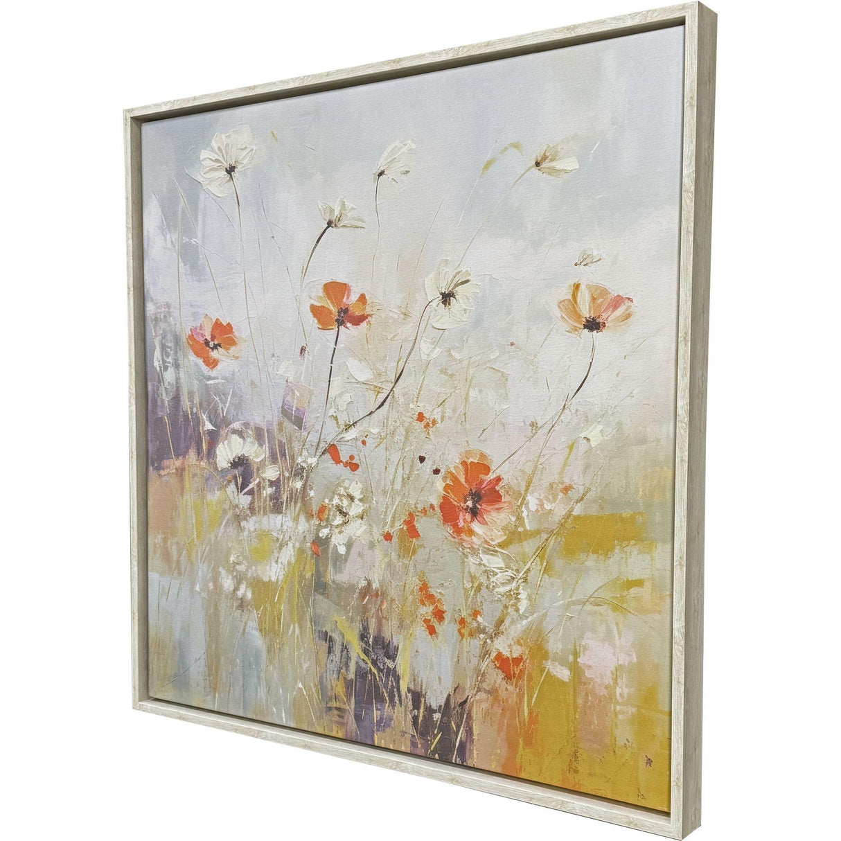 Paragon Blooms in the Meadow II Blue 38 X 38 X 3 Wall Art