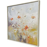 Paragon Blooms in the Meadow II Blue 38 X 38 X 3 Wall Art