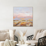 Paragon Sky on Fire Blue 36 X 36 X 3 Wall Art