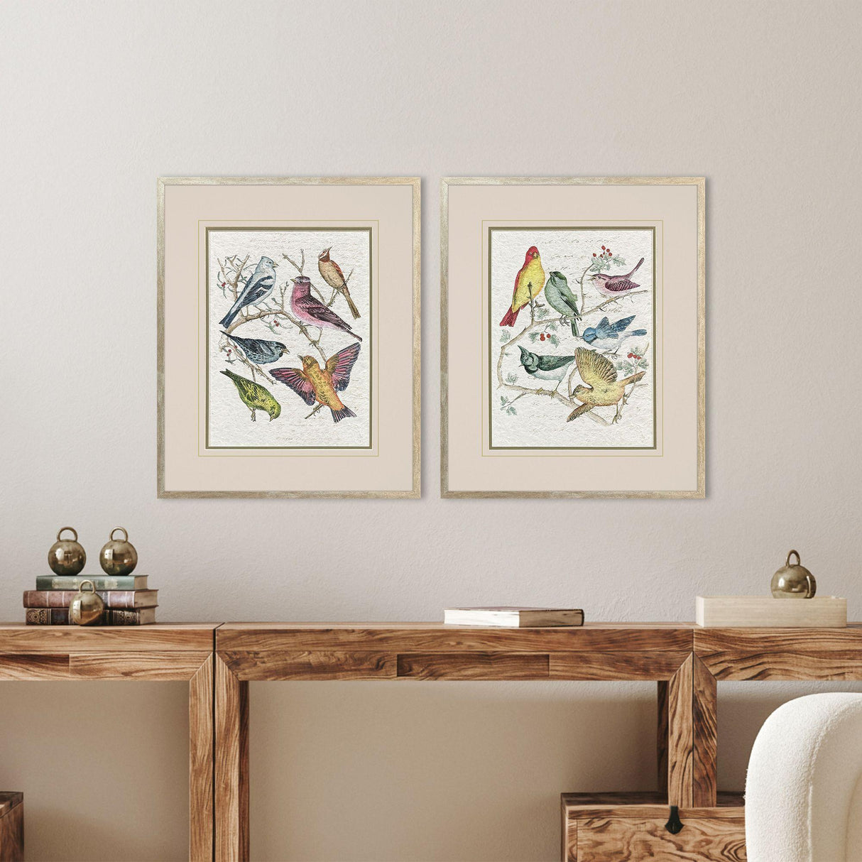 Paragon Bird Variety S/2 Blue 23 X 19 X 2 Wall Art