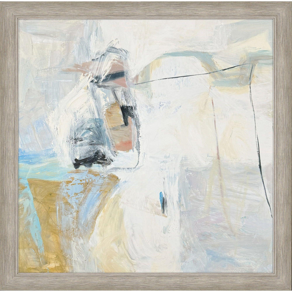 Paragon Dune II Blue 40 X 40 X 2 Wall Art