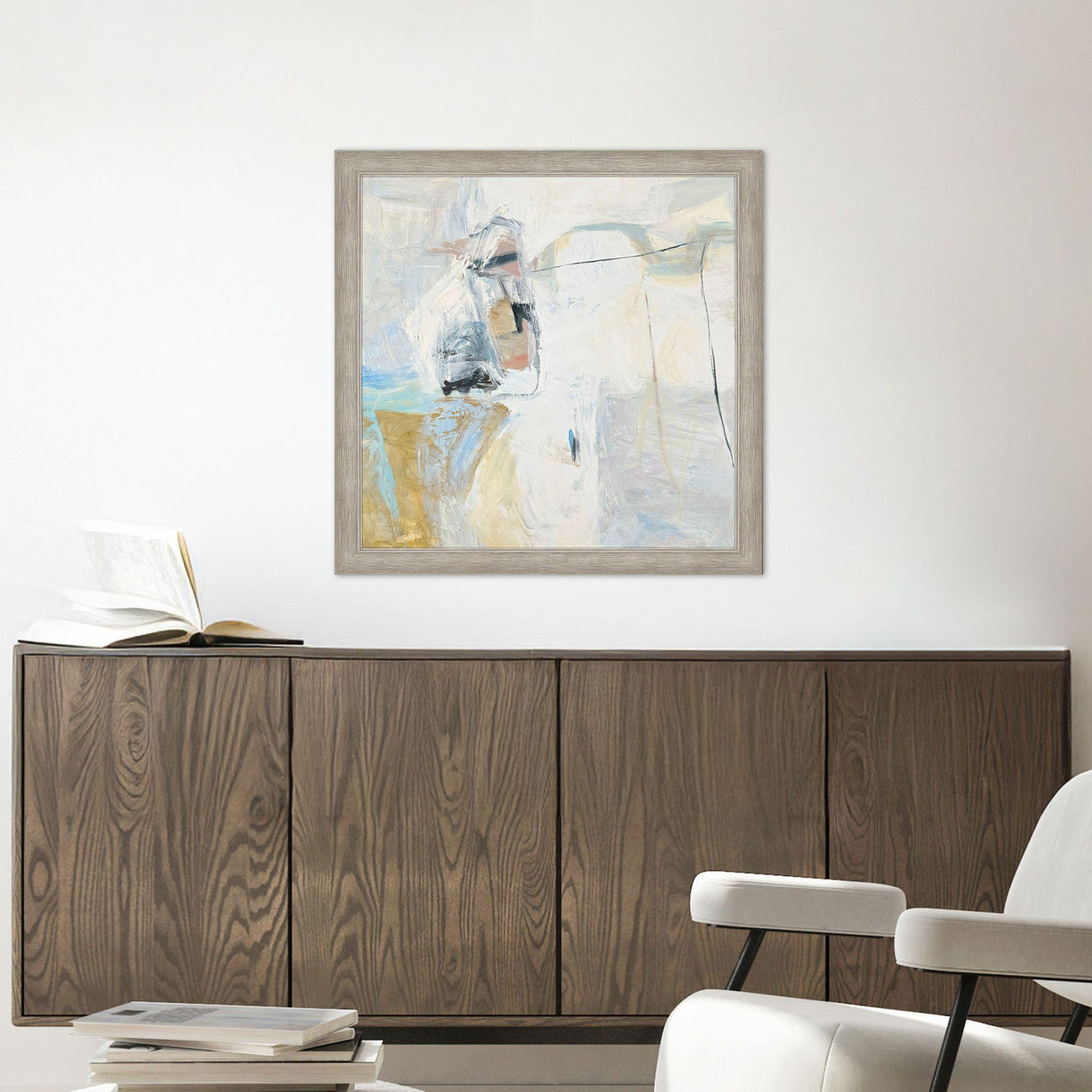 Paragon Dune II Blue 40 X 40 X 2 Wall Art