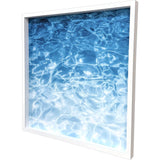 Paragon Turquoise Ocean Blue 38 X 38 X 3 Wall Art