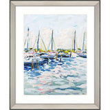 Paragon Marina at Dusk Blue 44 X 36 X 3 Wall Art