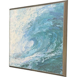 Paragon Summer Wave Blue 39 X 39 X 2 Wall Art