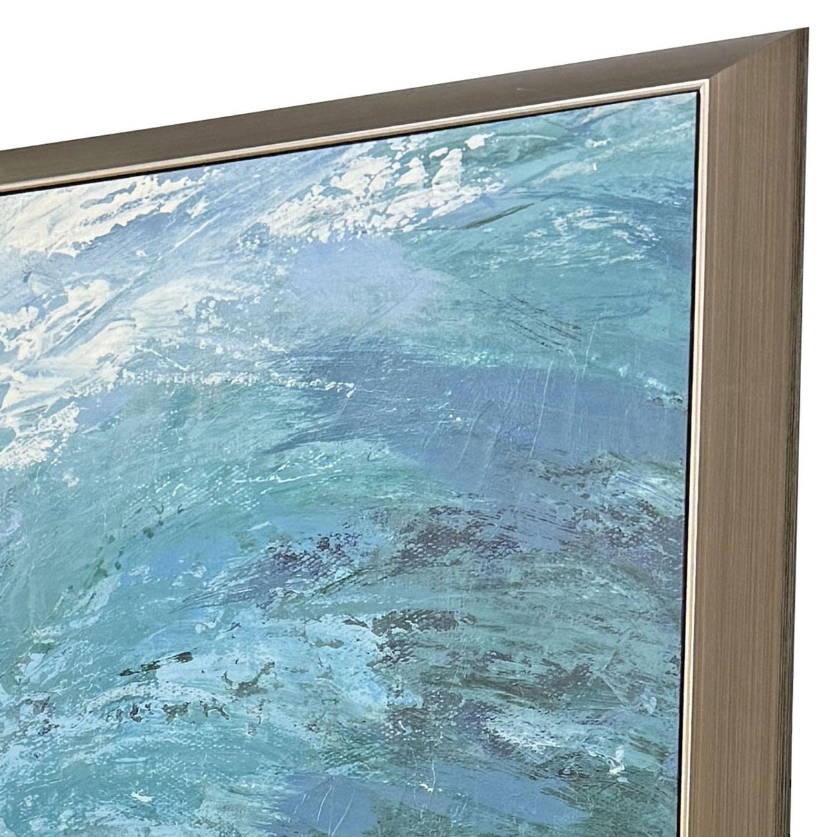 Paragon Summer Wave Blue 39 X 39 X 2 Wall Art