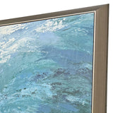 Paragon Summer Wave Blue 39 X 39 X 2 Wall Art