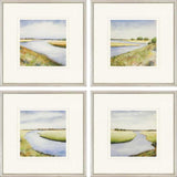 Paragon Marsh S/4 Blue 20 X 20 X 1 Wall Art