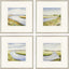 Paragon Marsh S/4 Blue 20 X 20 X 1 Wall Art
