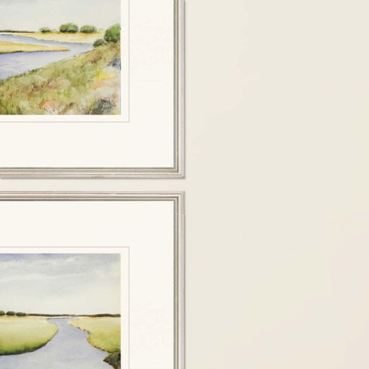 Paragon Marsh S/4 Blue 20 X 20 X 1 Wall Art