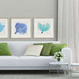 Paragon Sea Fan II S/3 Blue 24 X 24 X 1 Wall Art