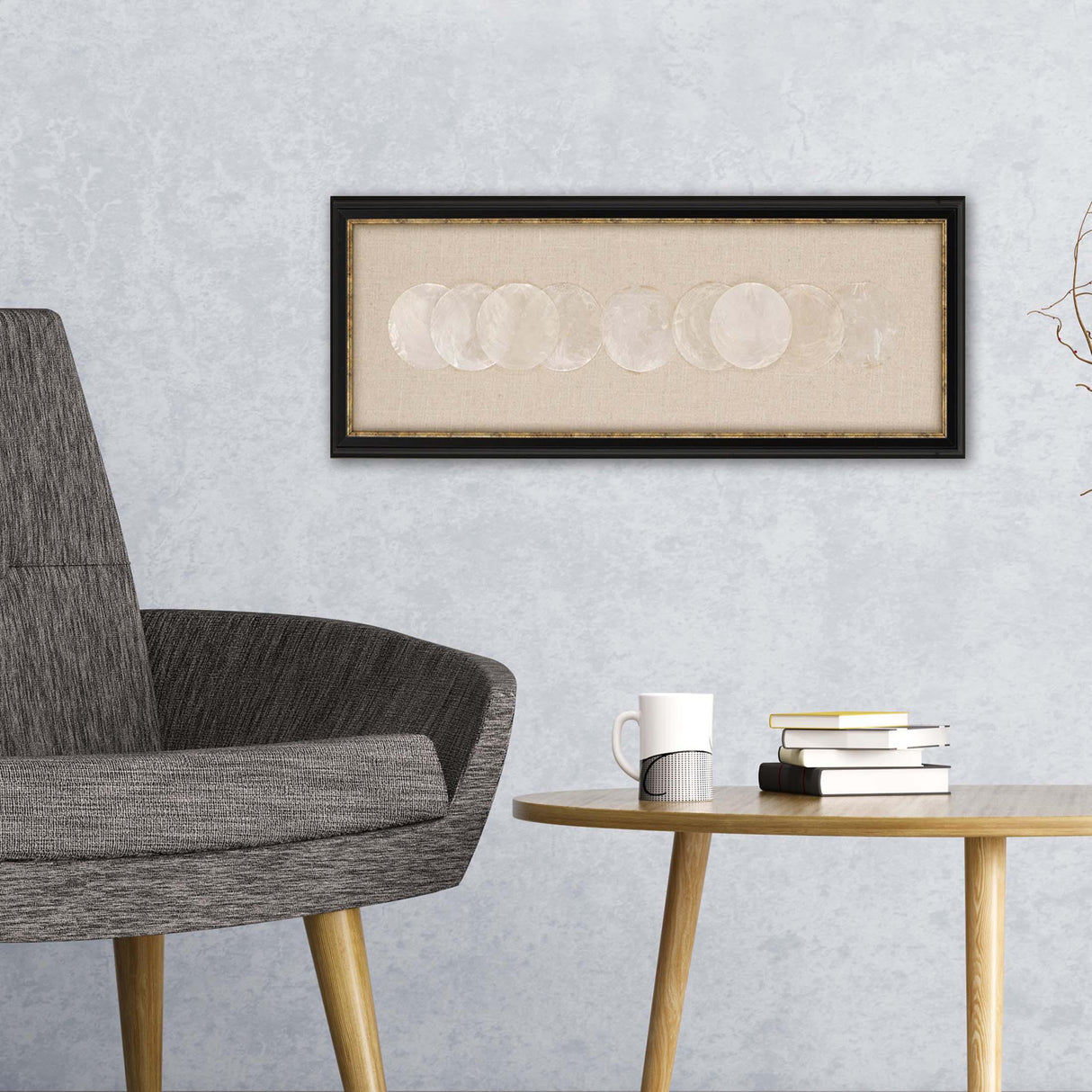 Paragon Capiz Neutral 12 X 31 X 3 Wall Art