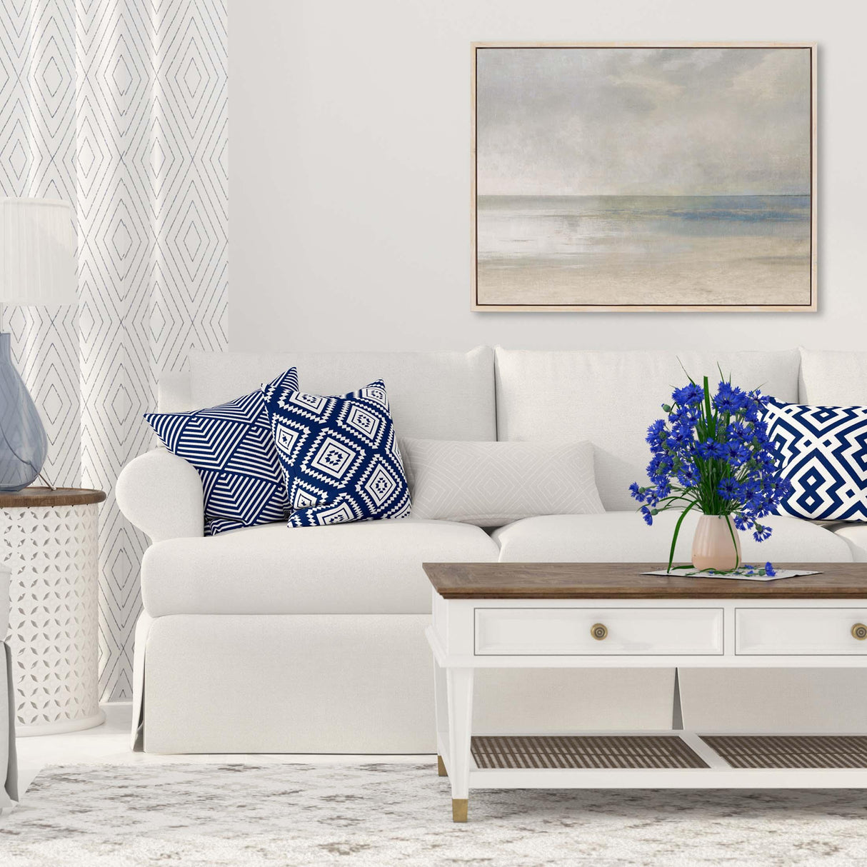 Paragon Pastel Seascape III Gray 31 X 41 X 3 Wall Art