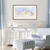 Paragon Sandpipers I Blue 26 X 42 X 2 Wall Art
