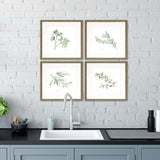 Paragon Fresh Herbs S/4 Green 17 X 17 X 1 Wall Art