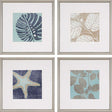 Paragon Coastal I S/4 Blue 18 X 18 X 1 Wall Art