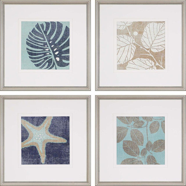 Paragon Coastal I S/4 Blue 18 X 18 X 1 Wall Art
