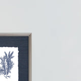 Paragon Coral on Grasscloth S/4 Blue 13 X 10 X 1 Wall Art