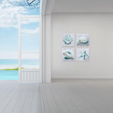 Paragon Sealife S/4 Gray 12 X 12 X 1 Wall Art
