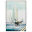 Paragon Quiet Boats Turquoise 36 X 24 X 2 Wall Art
