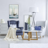 Paragon Quiet Boats Turquoise 36 X 24 X 2 Wall Art