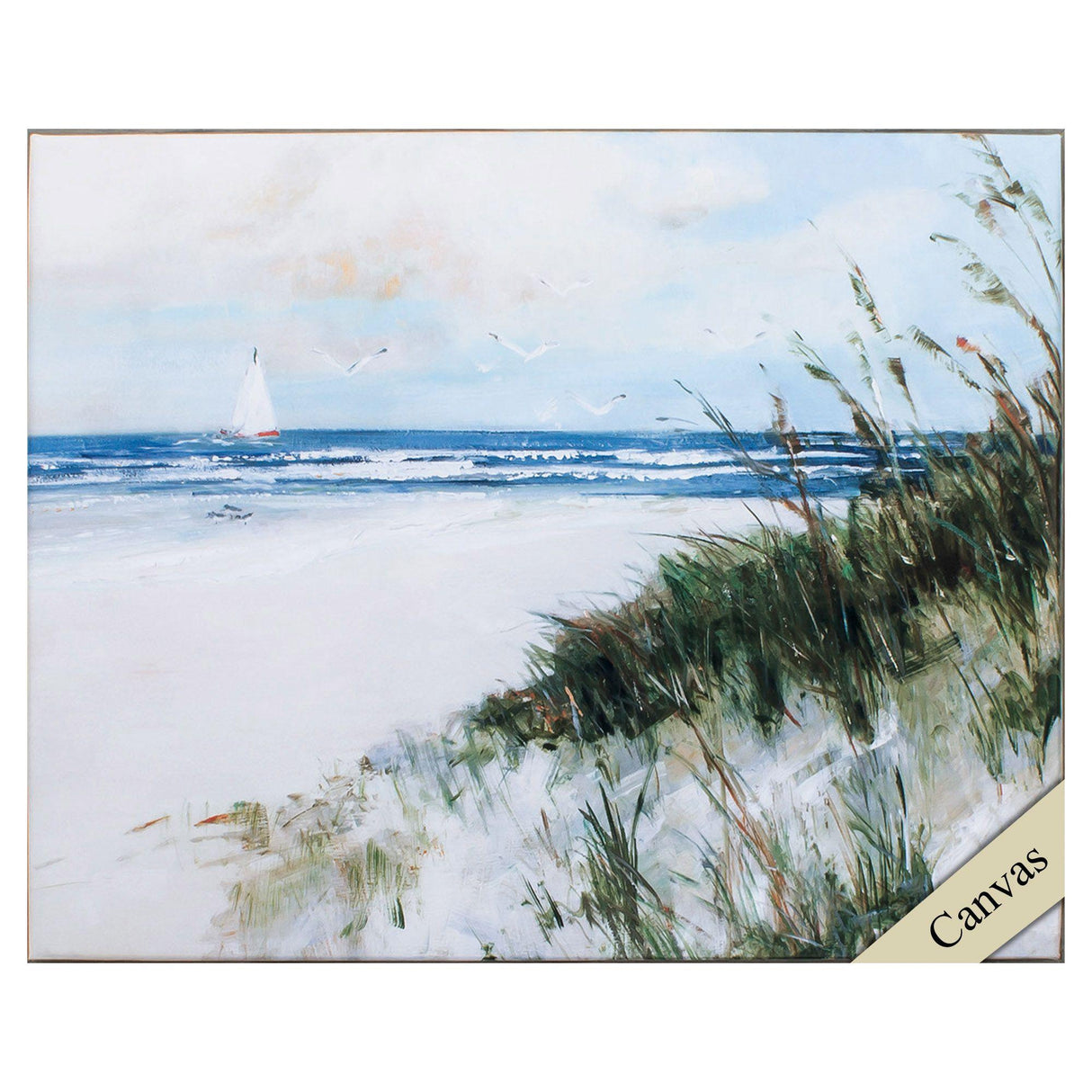 Paragon Oak Island Sunrise Blue 25 X 31 X 3 Wall Art