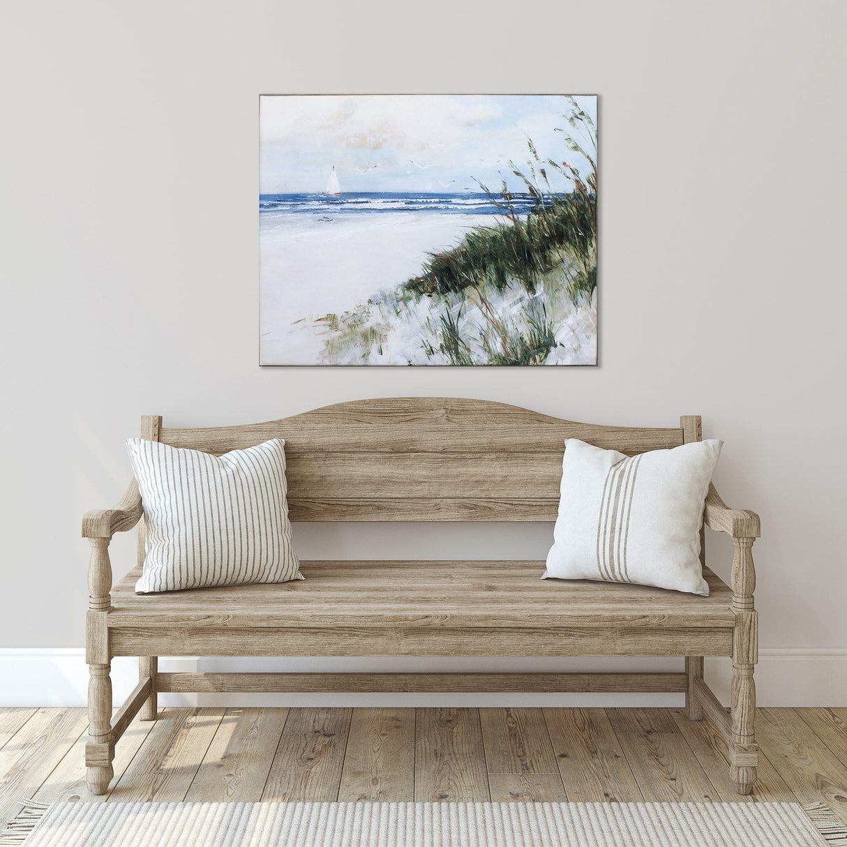 Paragon Oak Island Sunrise Blue 25 X 31 X 3 Wall Art
